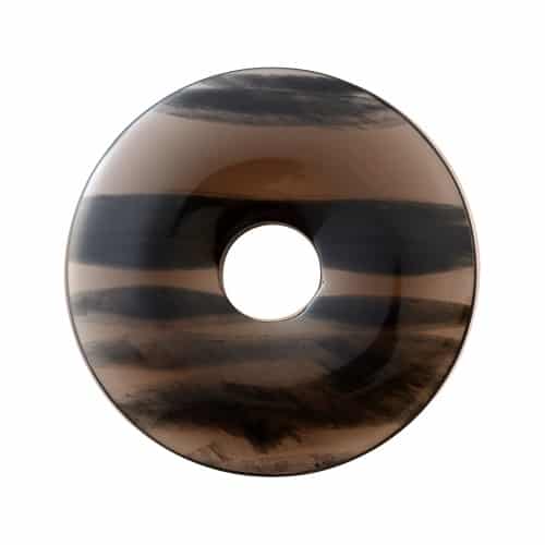 Donut Lamellen-Obsidian, 50mm, Schmuck