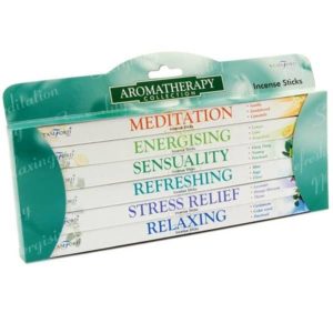 6er Pack Stamford Räucherstäbchen Geschenkpackung zur Meditation, Stressmindernd, Relaxen und Erfrischen