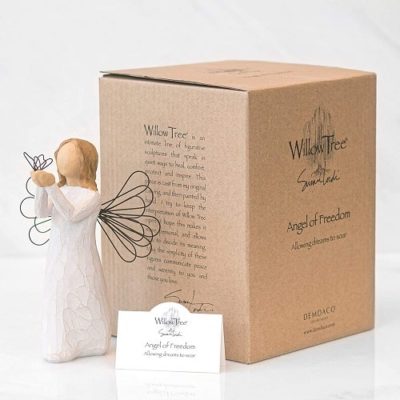 Engelfigur der Freiheit Willow Tree angel of freedom in Geschenkbox mit Kärtchen