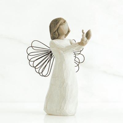 Willow Tree Engel der Hoffnung von Susan Lordi angel of hope, 13 x 9 x 8 cm in Box mit Kärtchen