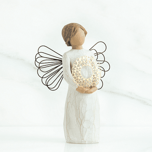 Willow Tree Engel des liebelichen Herzens von Susan Lordi angel of sweetheart 14 cm in Geschenkbox mit Kärtchen und Spruch