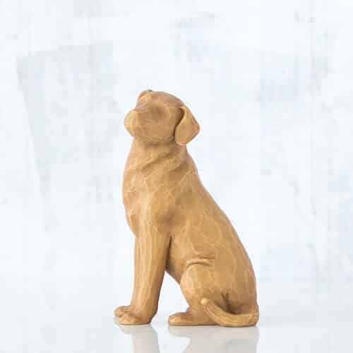 Willow Tree Figur Hund hell 8,5 cm I love my dog in Box mit Kärtchen