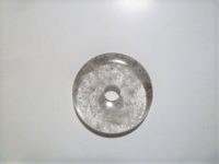 Donut Bergkristall 40mm, Edelstein, Schmuck, Heilstein