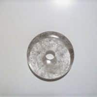 Donut Bergkristall 40mm, Edelstein, Schmuck, Heilstein