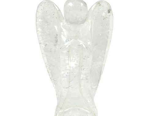 Engel Bergkristall 7 cm Reinheit und Klarheit Edelstein
