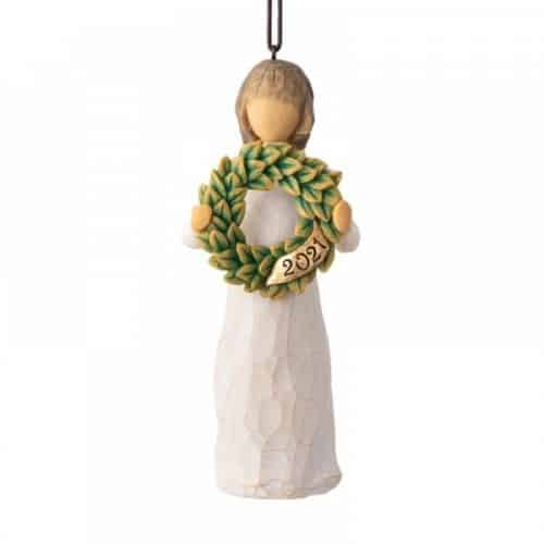 Willow Tree Figur Dating Ornament - zum Stehen und Hängen, 11x4,5x4 cm