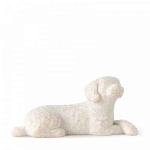 Love my dog small laying weiß Willow Tree Tier Figur
