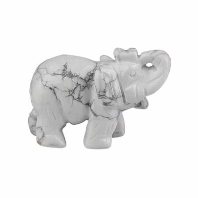 Elefant Magnesit 6,5cm Tierfigur