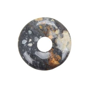 Donut Maligano-Jaspis, 40mm, Minderal-Edelstein