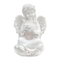 Engel Figur Mädchen, Garten Solar Lampe 3d