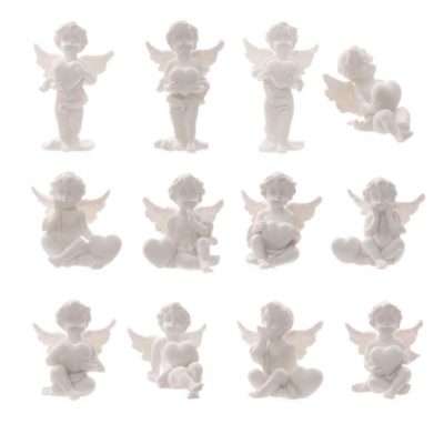 Sammlerfiguren Engel Herzen, 4,5 - 6,5 cm