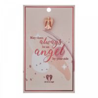 Geschenkkarte Engel begleiten dich, serie you are an angel, 13,5 cm